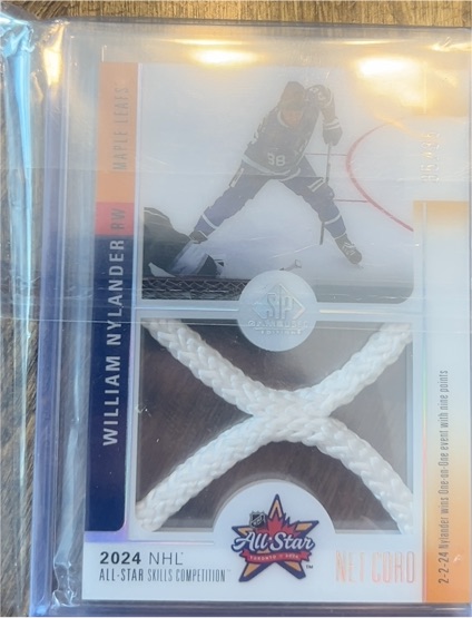 2024-25 Upper Deck SP Game Used All-Star Net Cord #ASN-WN William Nylander — front