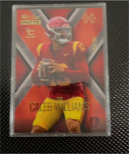 2023 Wild Card Matte X-Plode #MXP-CW Caleb Williams — front