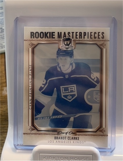 2022-23 Upper Deck The Cup Rookie Masterpieces Brandt Clarke — front
