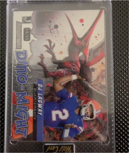 2024 Wild Card Alumination Dino-Might #14 DJ Lagway — front