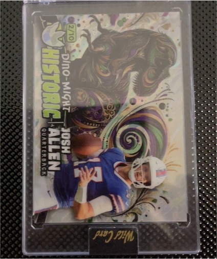 2024 Wild Card Dino-Might Pre Historic Josh Allen #2 — front