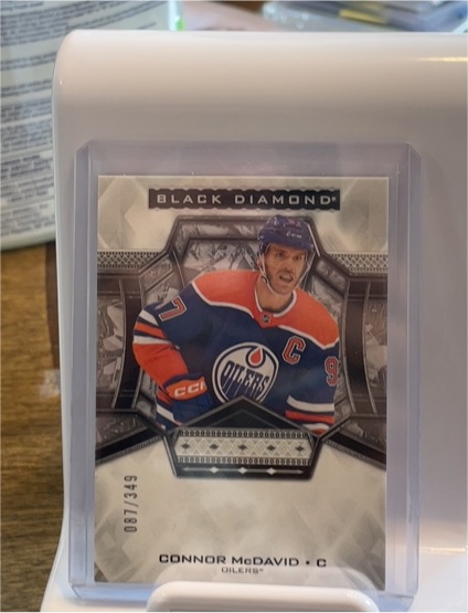 2024-25 Upper Deck Black Diamond #BDB-MD Connor McDavid — front
