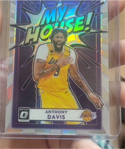 2020-21 Donruss Optic #20 Anthony Davis My House — front
