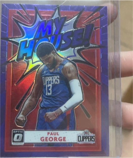 2020-21 Panini Donruss Optic #11 Paul George My House — front