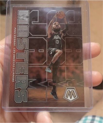 2022-23 Panini Mosaic #9 Paul George Jam Masters — front