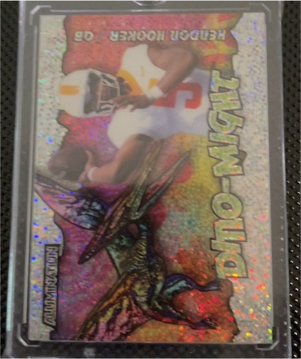 2023 Wild Card Alumination #AD-HH Hendon Hooker Dino-Might — front