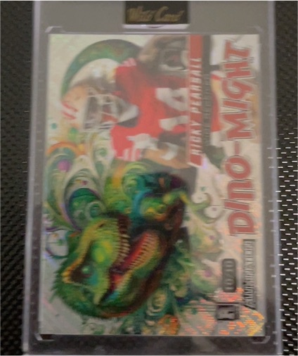 2024 Leaf Wild Card Alumination Jalen Milroe Dino Might — front