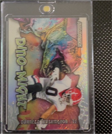 2023 Wild Card Alumination Dino-Might #TE Darnell Washington — front