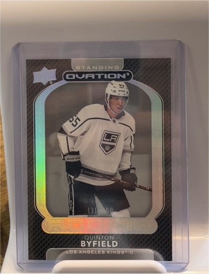 2021-22 Upper Deck Ovation #133 Quinton Byfield — front