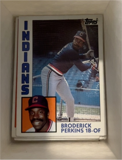 1984 Topps #212 Broderick Perkins — front