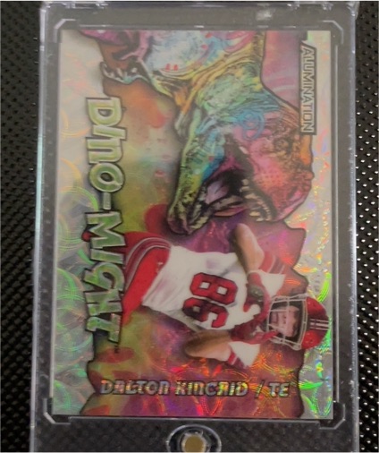 2023 Wild Card Alumination Dino-Might Dalton Kincaid — front