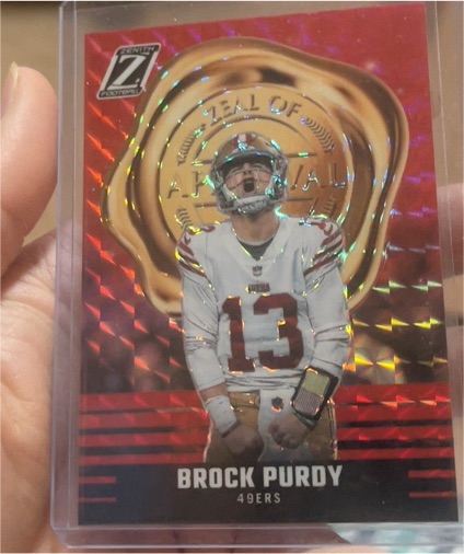 2023 Panini Zenith #4 Brock Purdy — front