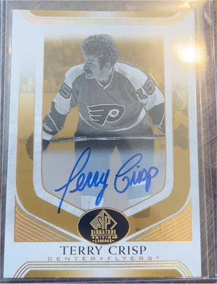2020-21 Upper Deck SP Signature Edition Legends #71 Terry Crisp — front