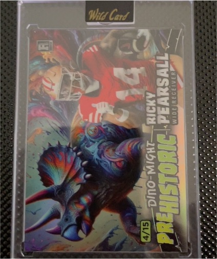 2024 Wild Card #4/5 Ricky Pearsall Prehistoric Dino-Might — front