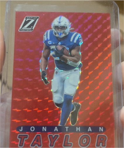 2023 Panini Zenith 1994 Pacific Red #10 Jonathan Taylor — front
