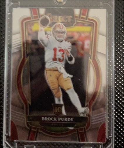 2022 Panini Select #213 Brock Purdy Rookie — front