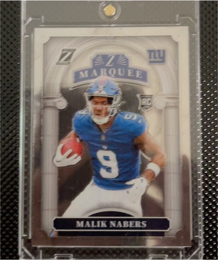 2024 Panini Zenith #6 Malik Nabers Z Marquee Rookie Card — front