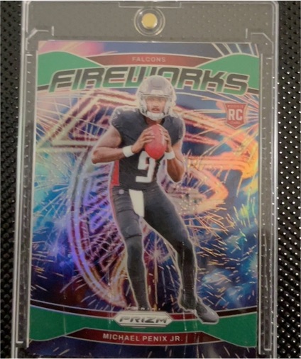 2024 Panini Prizm Fireworks #16 Michael Penix Jr. — front