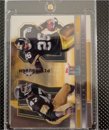 2024 Topps Signature Class #PP-19 Mel Blount / Rod Woodson Paramount Pairings — front