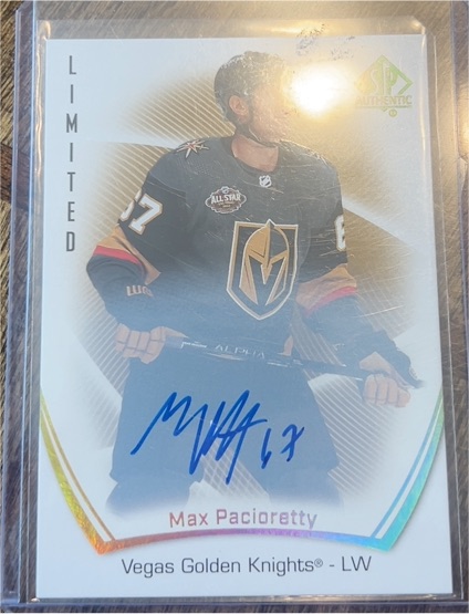 2021-22 SP Authentic Limited #68 Max Pacioretty — front