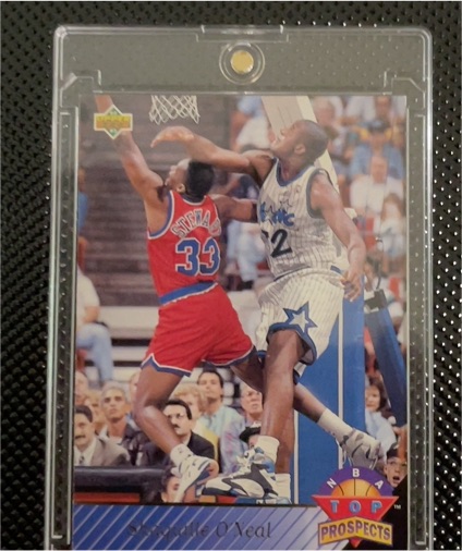 1992-93 Upper Deck #474 Shaquille O'Neal Rookie Card — front