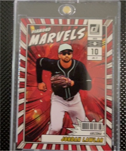 2025 Panini Donruss #17 Jordan Lawlar Diamond Marvels — front