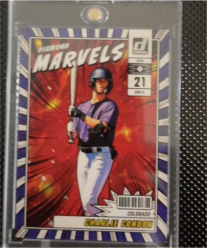2025 Panini Donruss Diamond Marvels #7 Charlie Condon — front