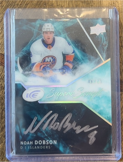 2019-20 Upper Deck Ice Superb Script #SS-ND Noah Dobson — front