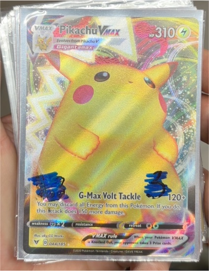 2020 Pokemon Vivid Voltage #044 Pikachu VMAX — front