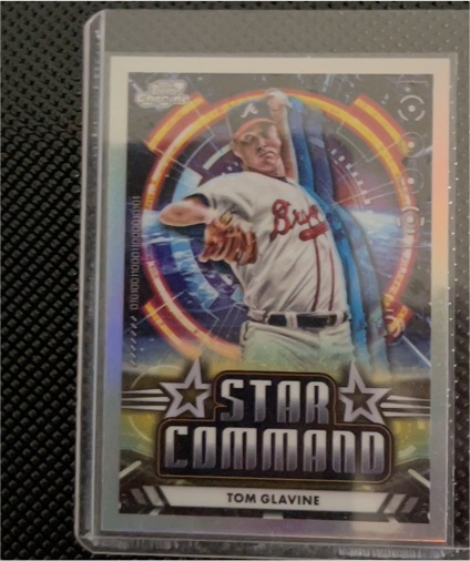 2024 Topps Chrome Cosmic #SC-18 Tom Glavine — front