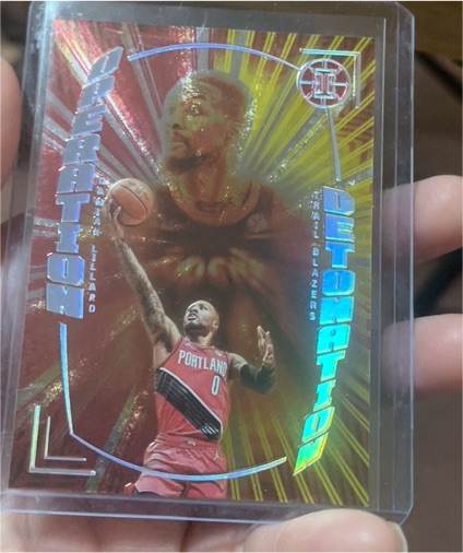 2021-22 Panini Illusions Operation Detonation #unknown Damian Lillard — front