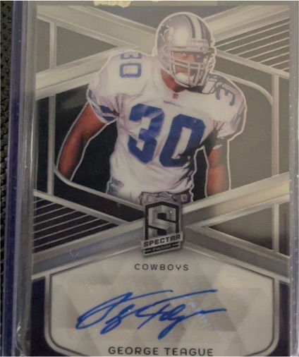 2024 Panini Spectra Signatures #SIG-GTE George Teague — front