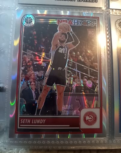 2023-24 Panini NBA Hoops Premium Stock #206 Seth Lundy — front