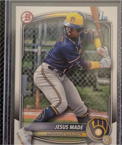 2025 Bowman #BP-66 Jesus Made — front