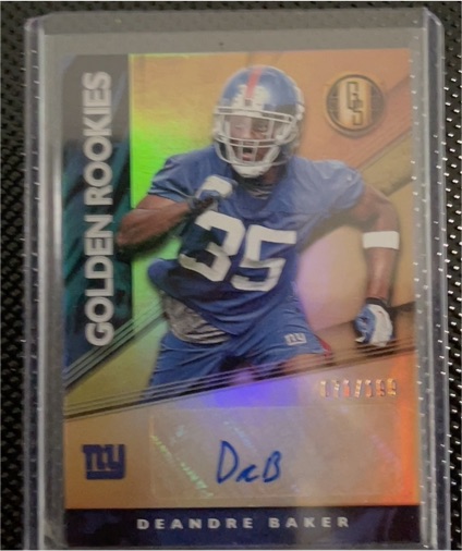 2019 Panini Gold Standard Golden Rookies Auto #GRA-DEB Deandre Baker — front