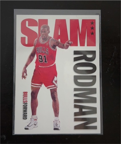 1996-97 Skybox NBA Hoops Slam #326 Dennis Rodman — front