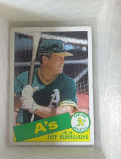 1985 Topps #91 Jeff Burroughs — front