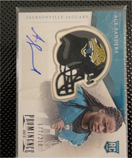 2013 Panini Prominence #177 Ace Sanders — front
