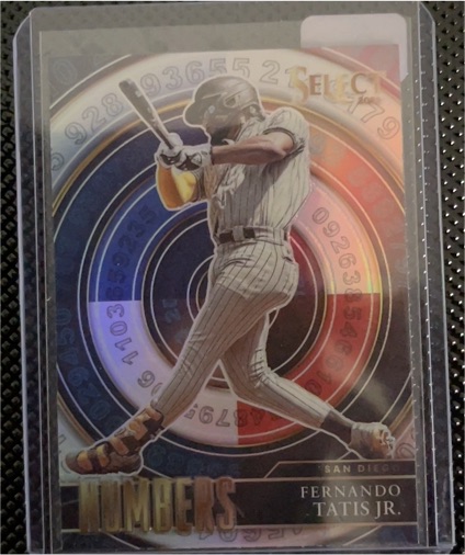2022 Panini Select Select Numbers #SN1 Fernando Tatís Jr. — front