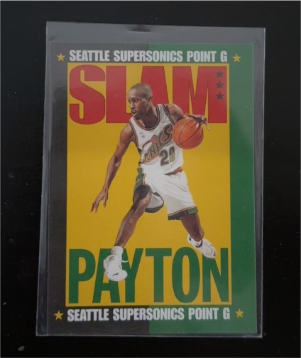 1996-97 Skybox Hoops SLAM #325 Gary Payton — front