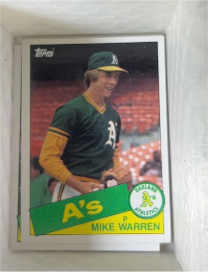 1985 Topps #197 Mike Warren — front