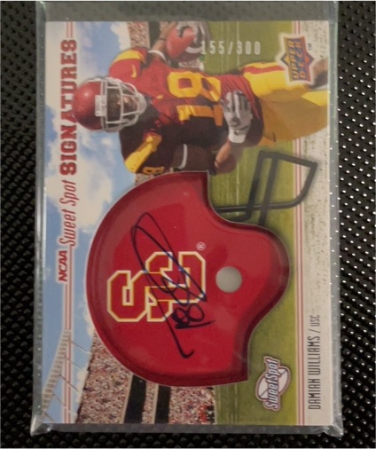 2010 Upper Deck NCAA Sweet Spot Signatures #112 Damian Williams — front