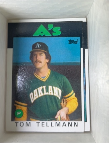 1986 Topps #693 Tom Tellmann — front