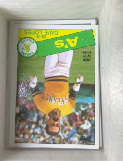 1985 Topps #12 Dave Lopes — front