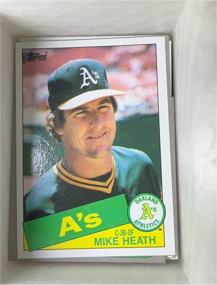 1985 Topps #662 Mike Heath — front