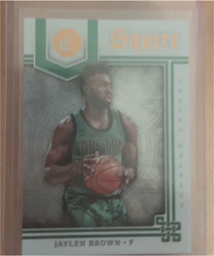 2016-17 Panini Excalibur Squire #11 Jaylen Brown — front