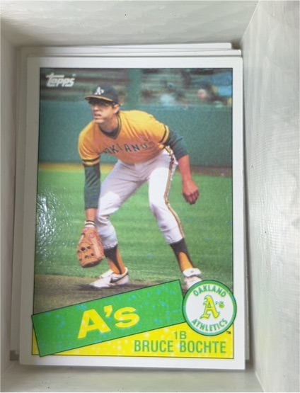 1985 Topps #632 Bruce Bochte — front