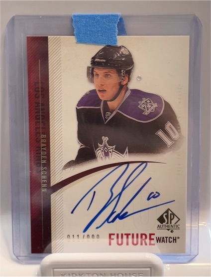 2010 SP Authentic Future Watch #FW Dustin Brown — front