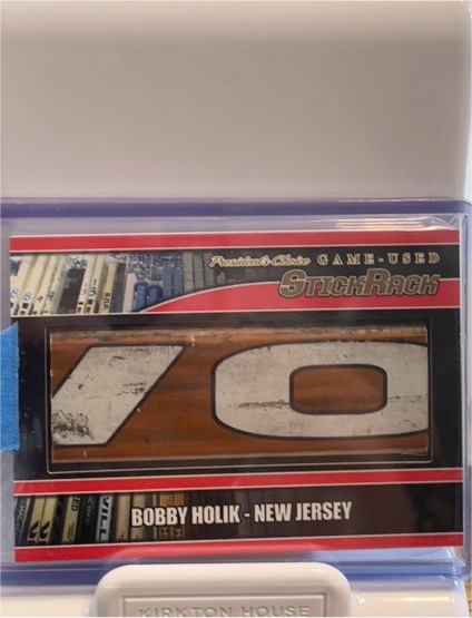 2018 President's Choice Game-Used StickRack #SR-XXX Bobby Holik — front