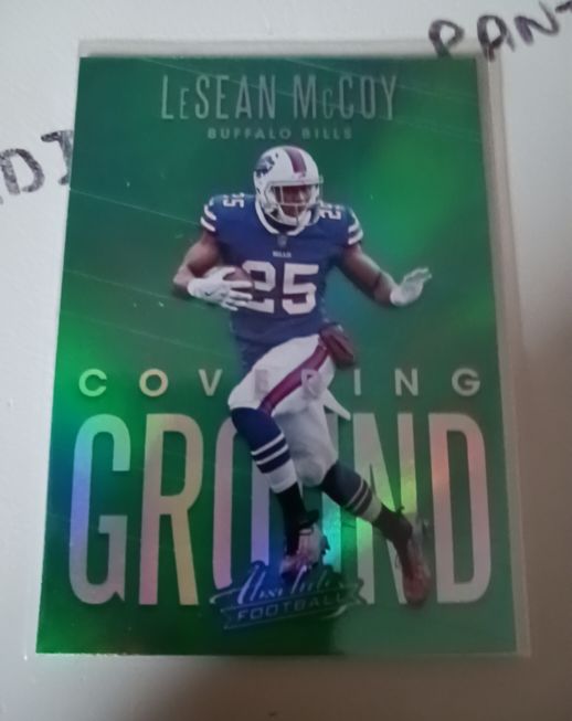 2018 Panini Absolute Covering Ground #CG-LM LeSean McCoy — front